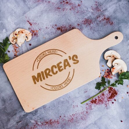 Customised chopping board - Here