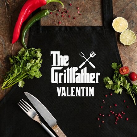 Custom Apron - The Grillfather