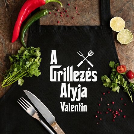 Egyéni kötény - The Grillfather