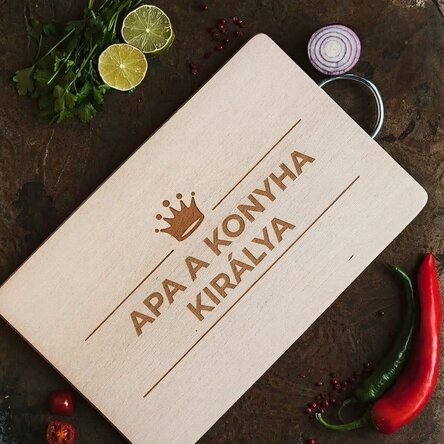 Személyre szabott vágódeszka - A konyha királya
