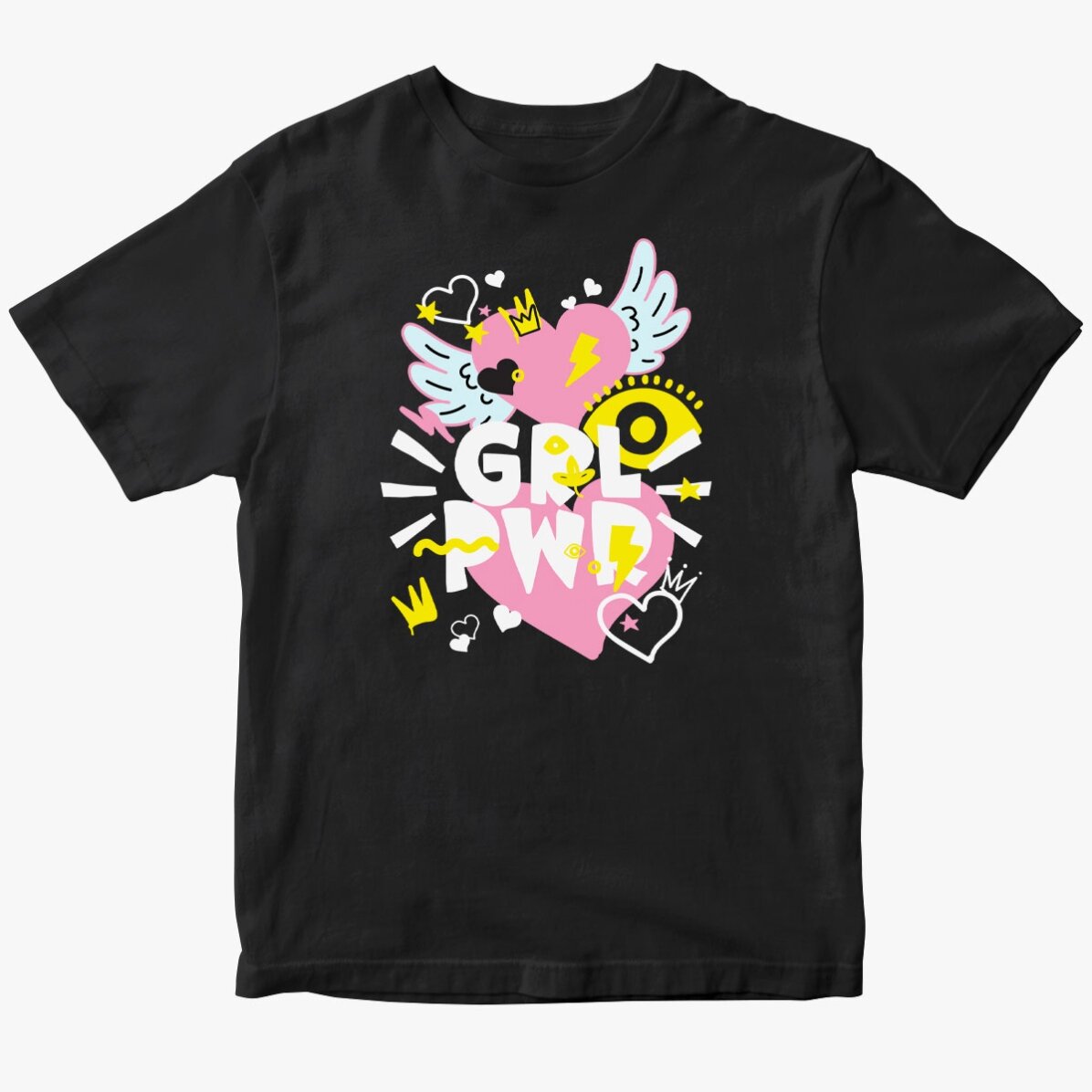Tricou din bumbac pentru copii personalizat - Girl Power