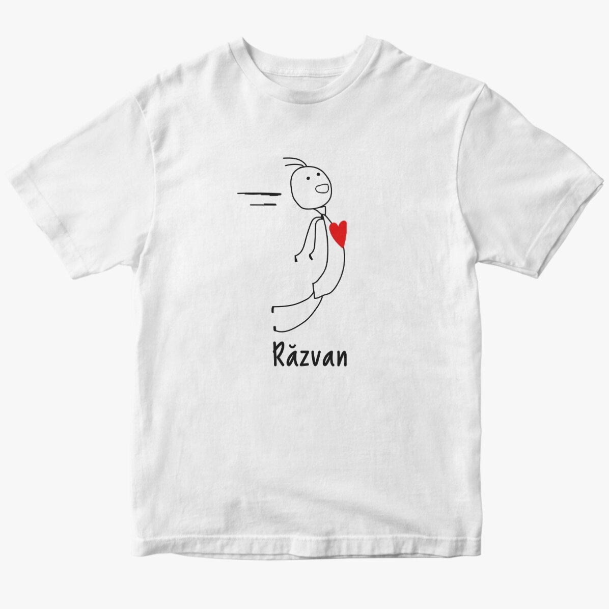 Tricou din bumbac pentru pentru el personalizat cu text - Magnet