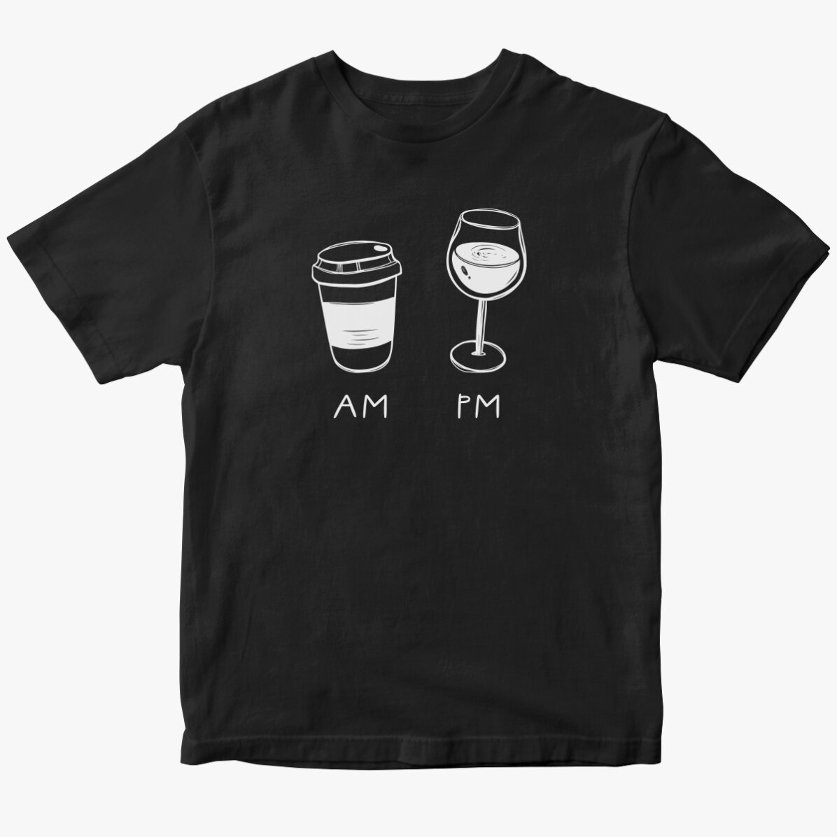 Tricou din bumbac personalizat - AM/PM