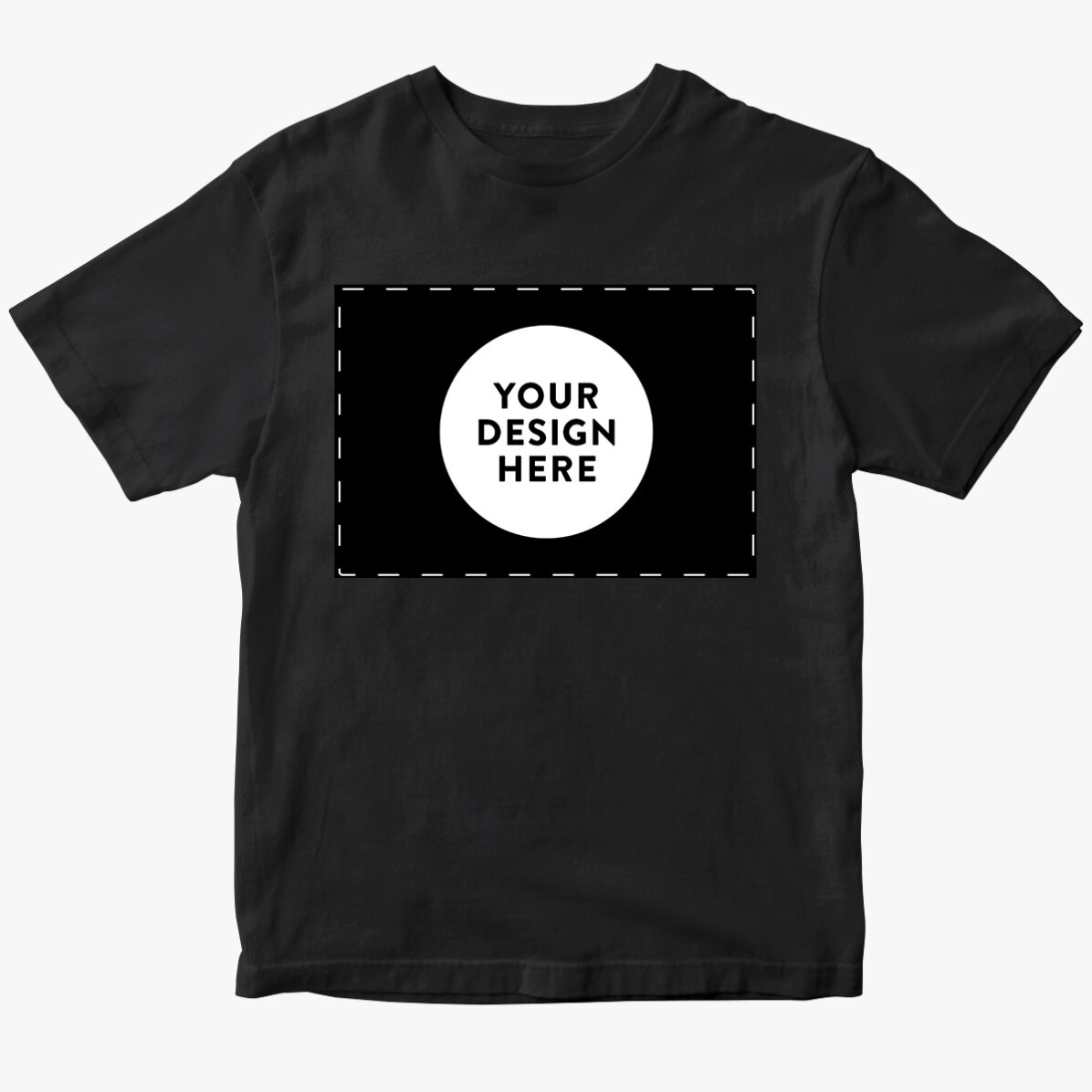 Tricou din bumbac personalizat cu grafica ta landscape