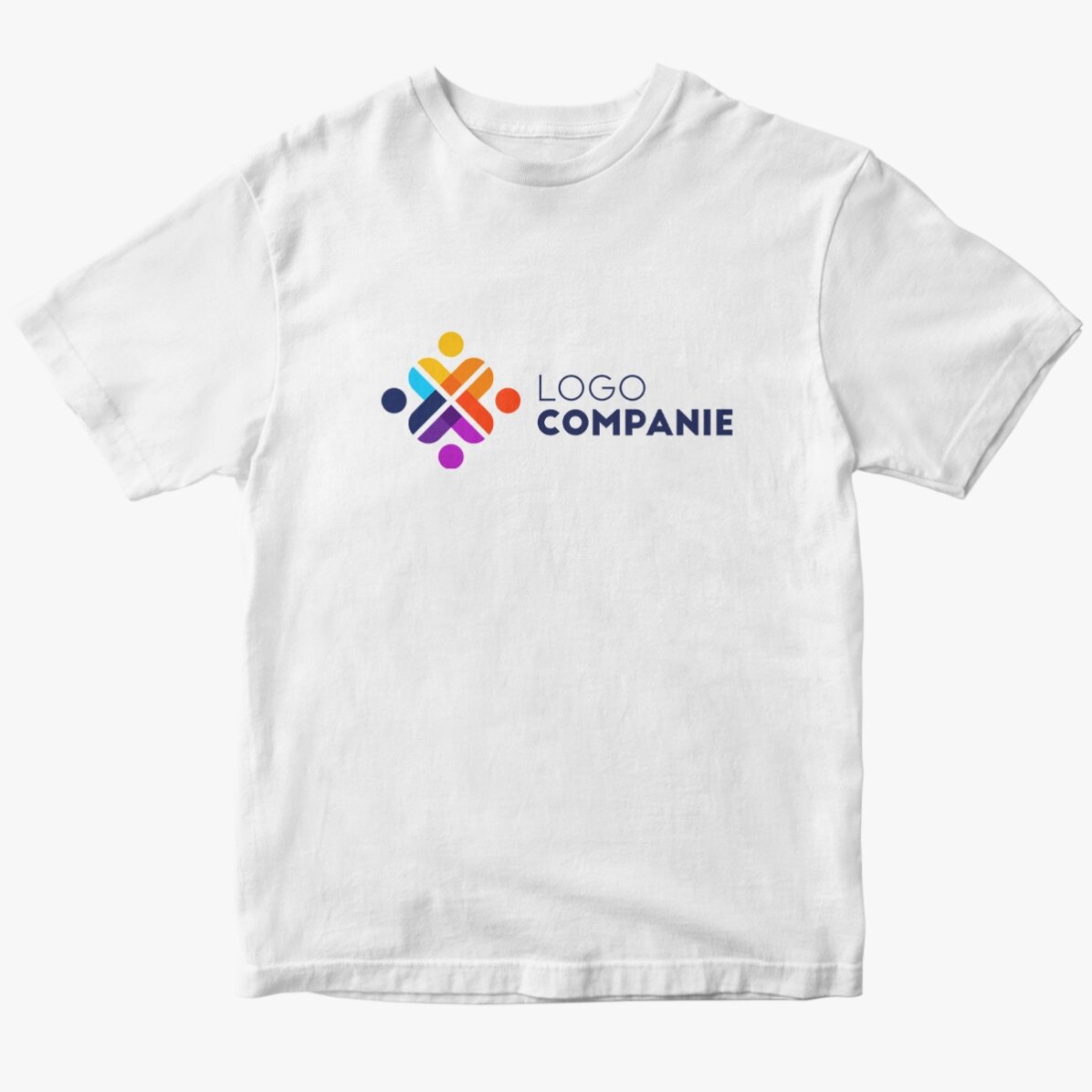 Tricou din bumbac personalizat cu logo landscape