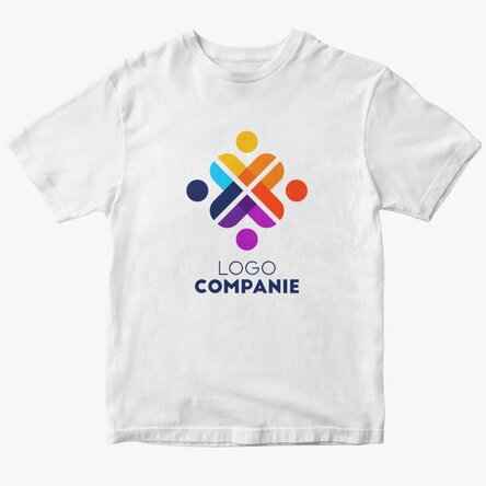 Tricou din bumbac personalizat cu logo