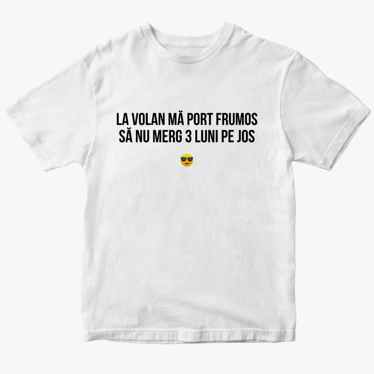 Tricou din bumbac personalizat cu mesaj 