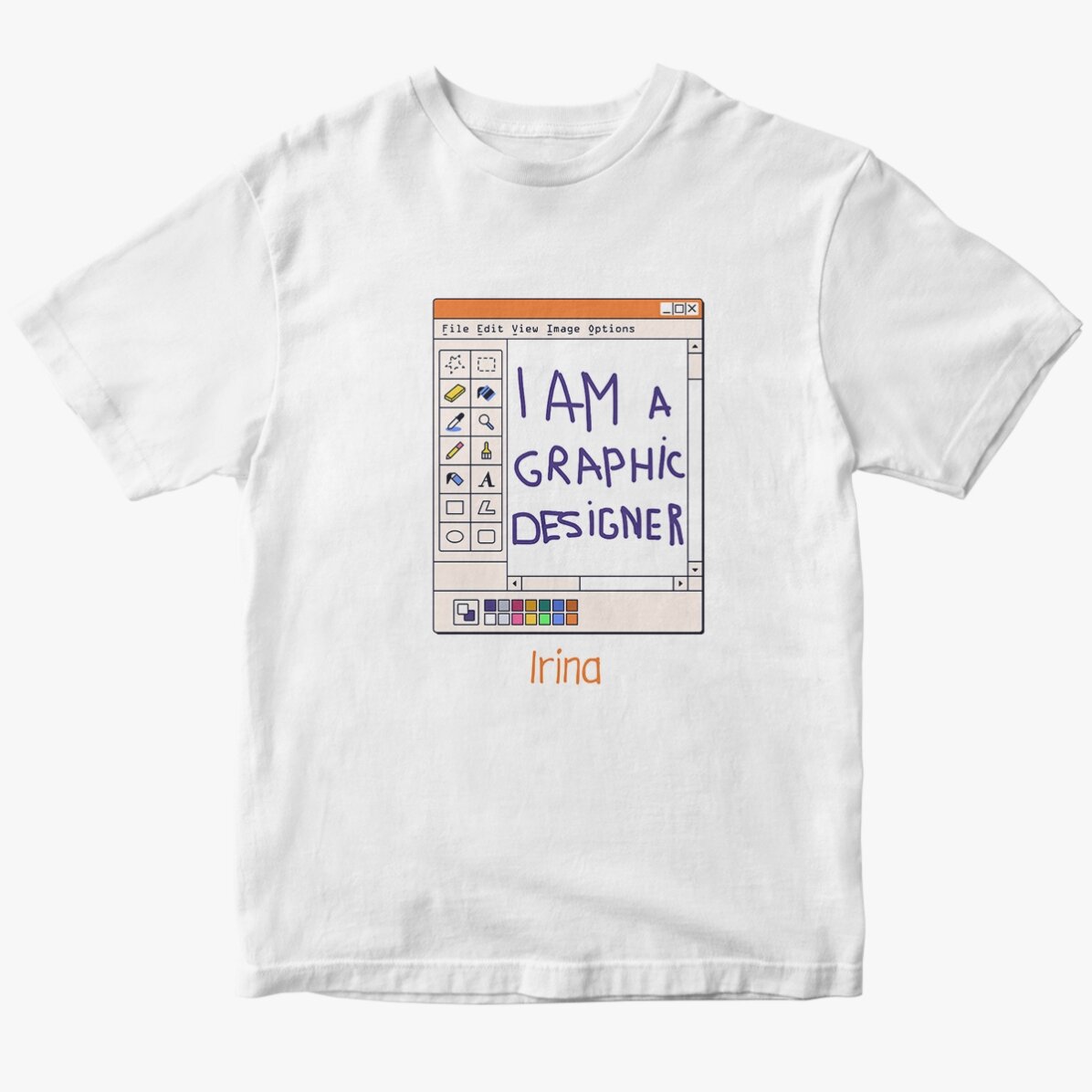 Tricou din bumbac personalizat cu nume - Graphic Designer