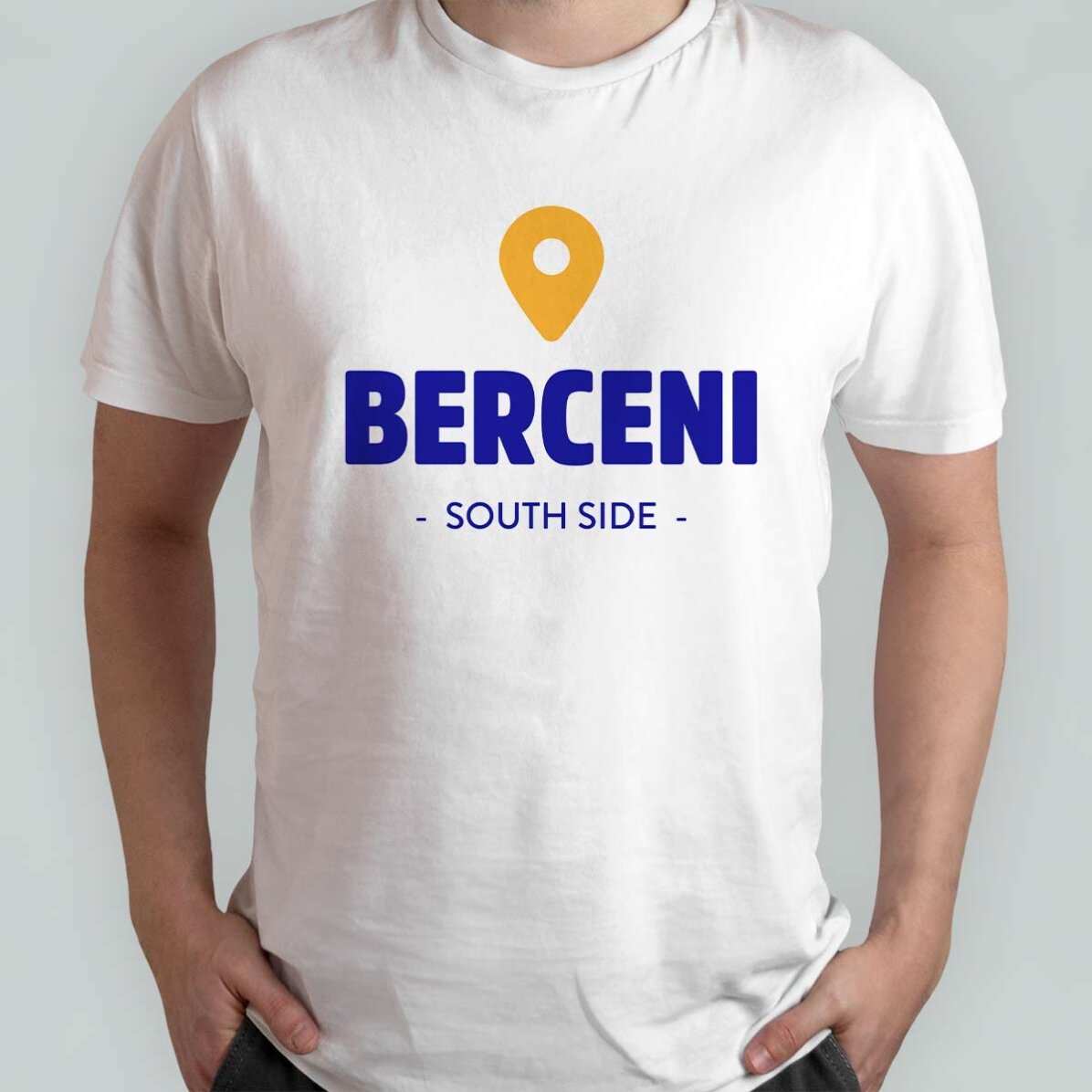 Tricou din bumbac personalizat cu numele cartierului tău