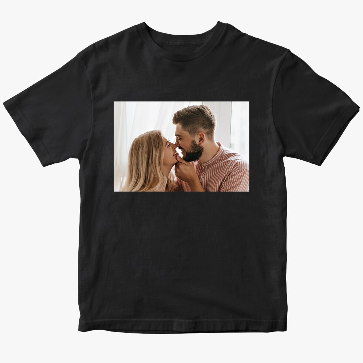 Tricou din bumbac personalizat cu o poză tip landscape