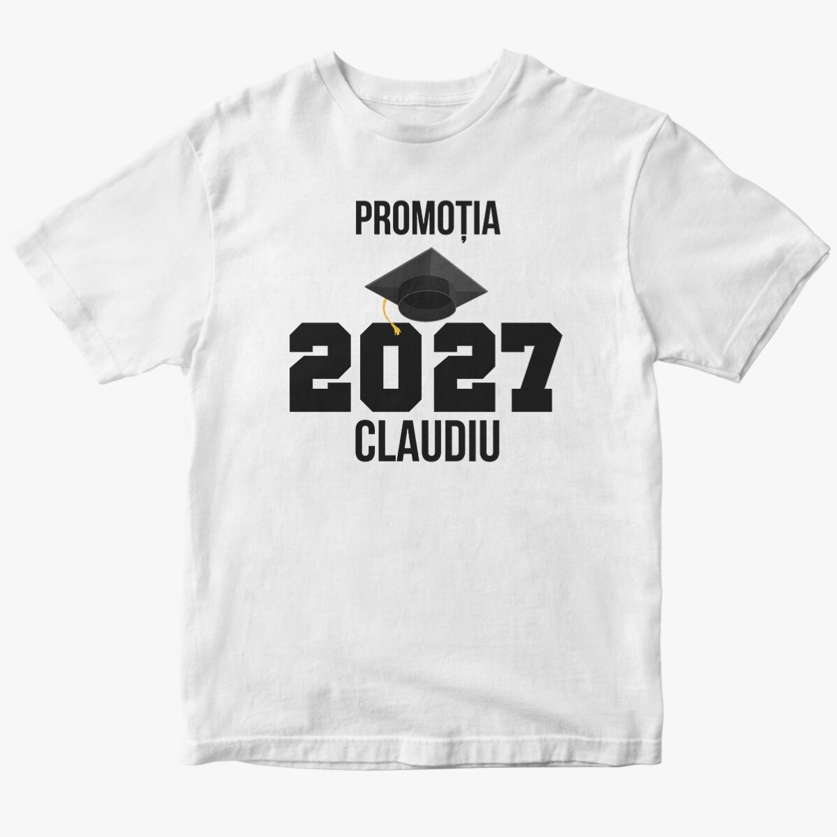 Custom cotton T-shirt with text - Graduation