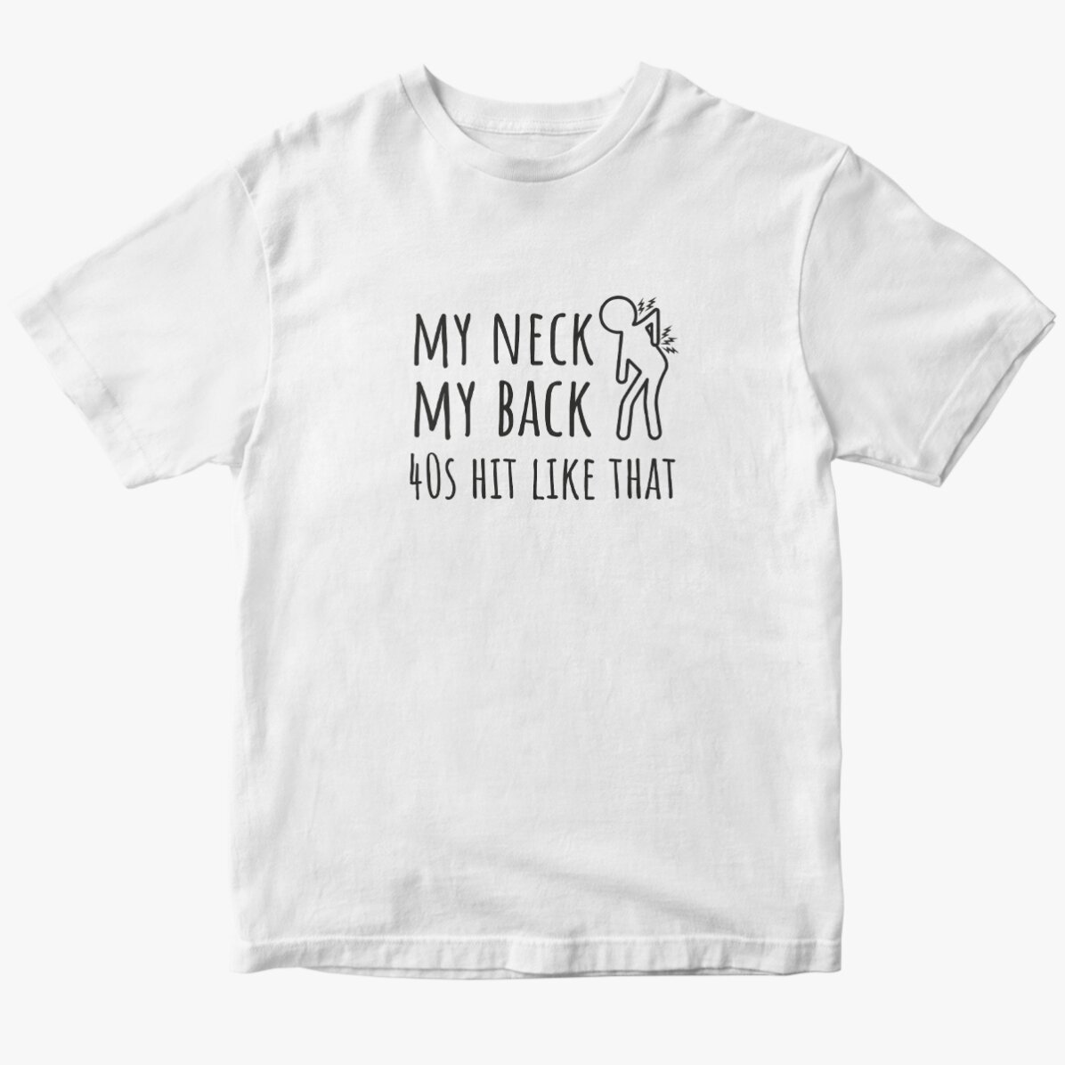 Tricou din bumbac personalizat cu text - Age pain