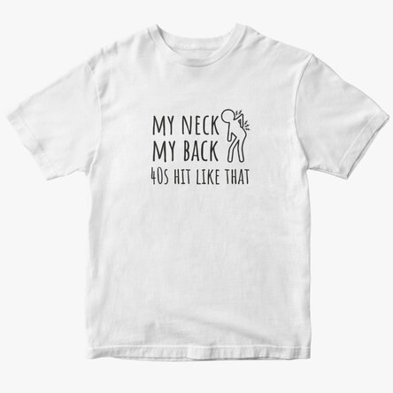 Tricou din bumbac personalizat cu text - Age pain