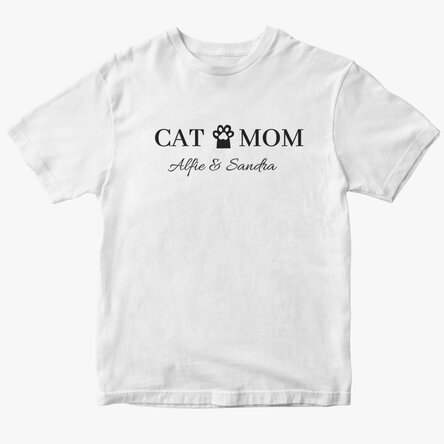 Tricou din bumbac personalizat cu text - Animăluțe de companie