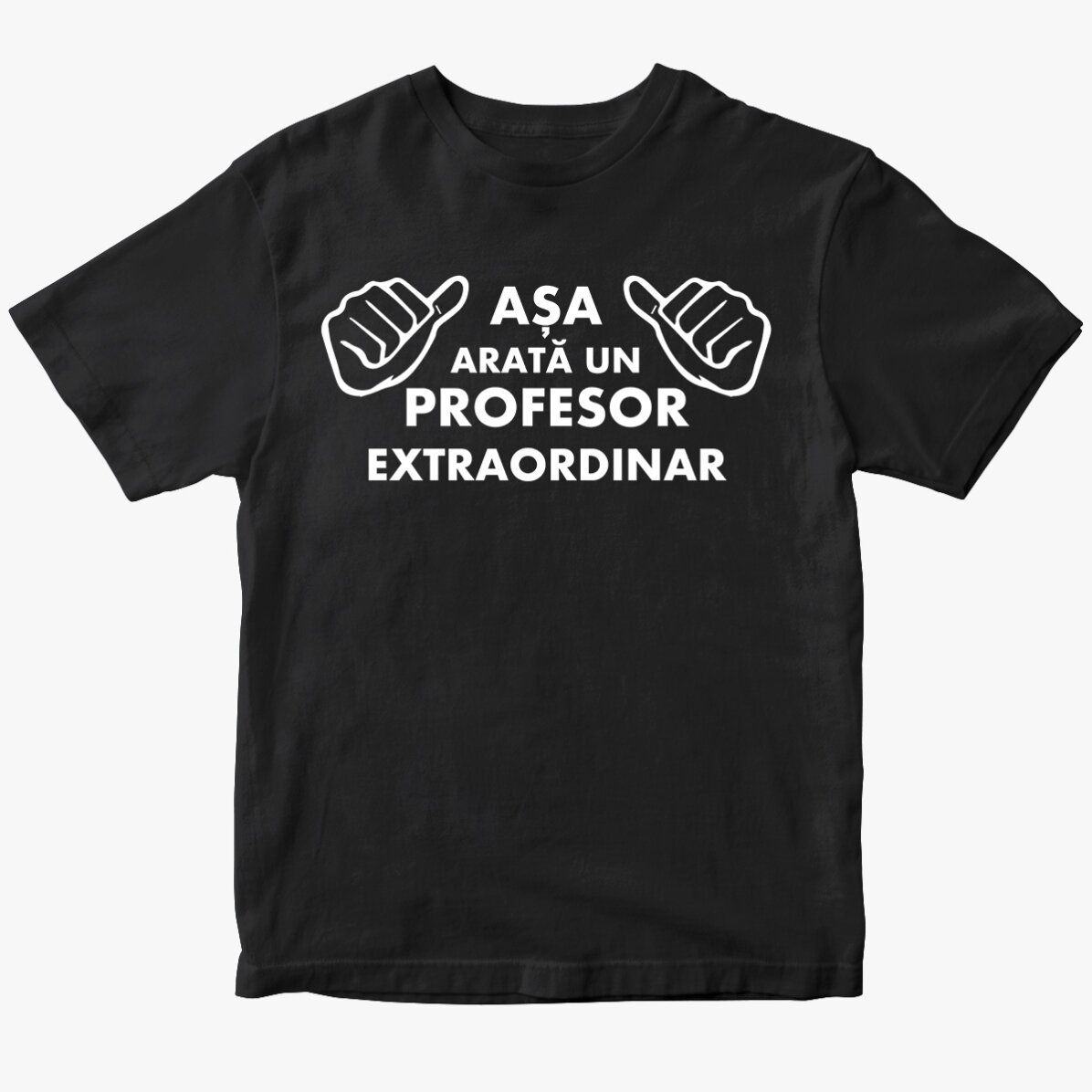 Tricou din bumbac personalizat cu text - Așa arată...