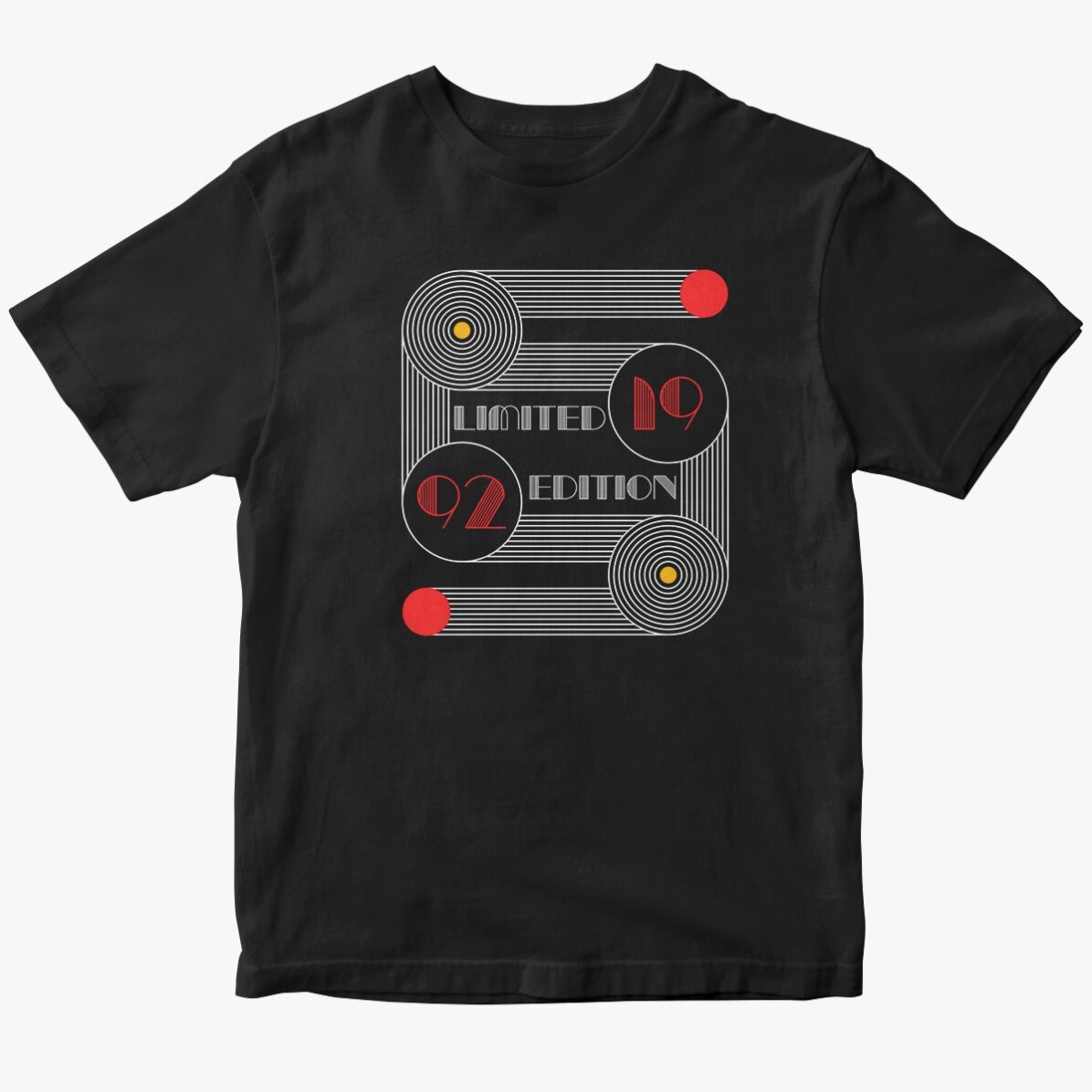 Tricou din bumbac personalizat cu text - Bauhaus Birthday
