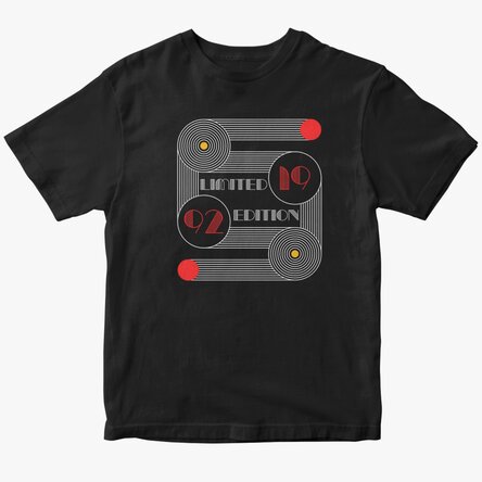Tricou din bumbac personalizat cu text - Bauhaus Birthday