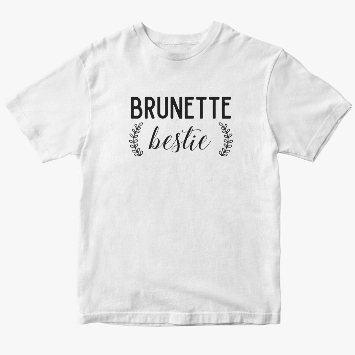 Tricou din bumbac personalizat cu text - Besties