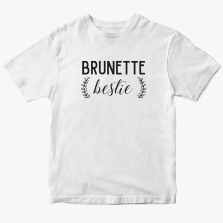 Tricou din bumbac personalizat cu text - Besties