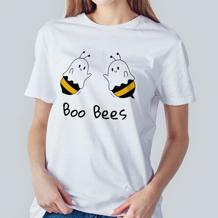 Tricou din bumbac personalizat cu text - Boo