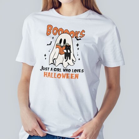 Tricou din bumbac personalizat cu text - Booooks