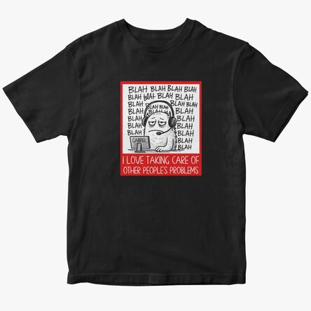 Tricou din bumbac personalizat cu text - Call Center