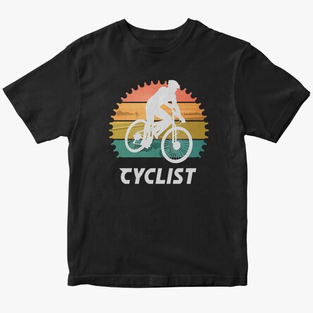Tricou din bumbac personalizat cu text - Ciclist