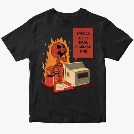 Tricou din bumbac personalizat cu text - Corporatist