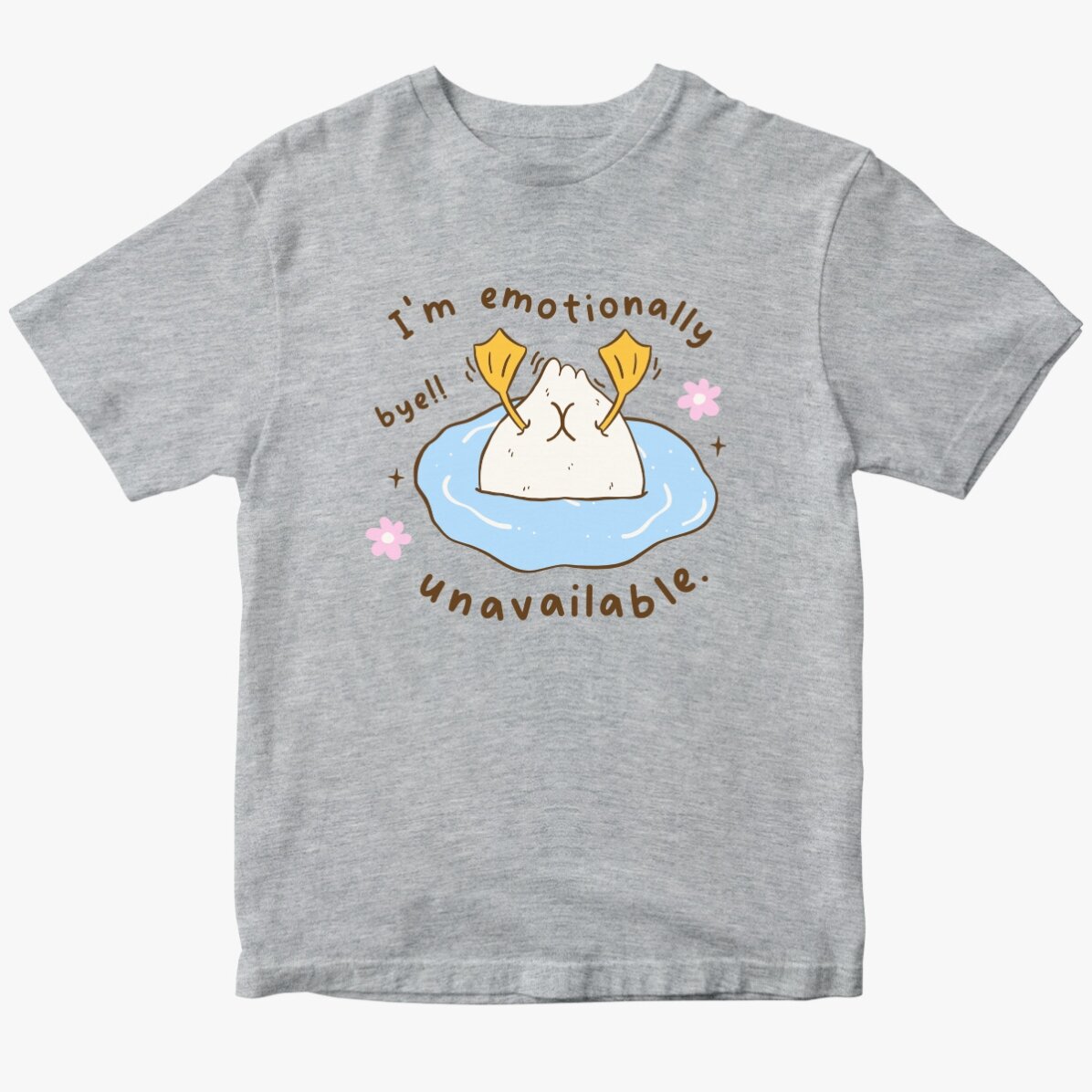 Tricou din bumbac personalizat - Emotionally unavailable
