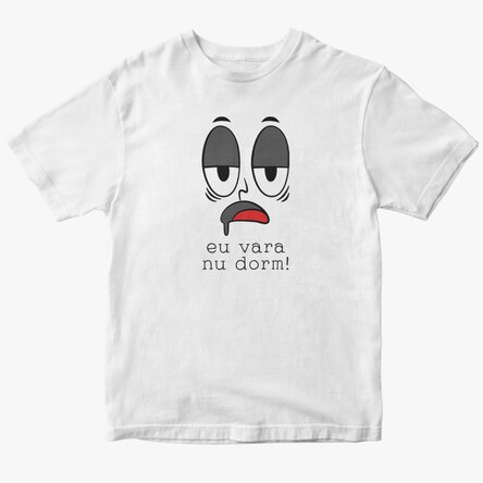 Tricou din bumbac personalizat cu text - Eu vara nu dorm!