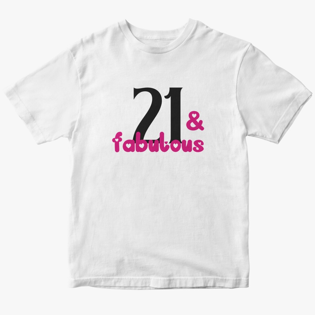 Tricou din bumbac personalizat cu text - Fabulous