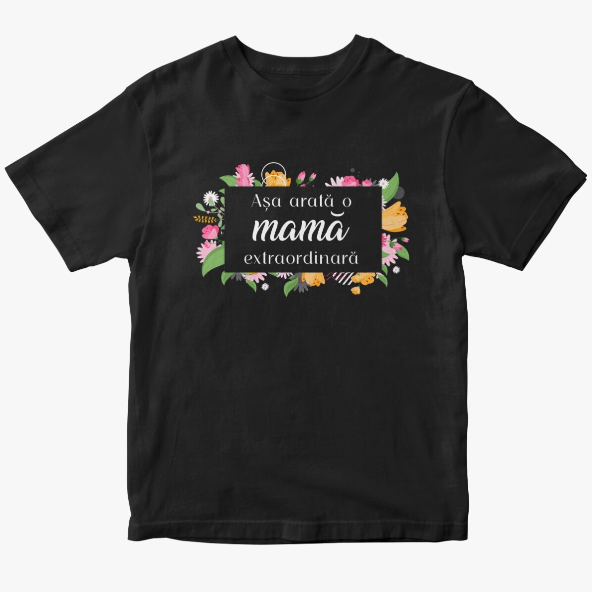 Tricou din bumbac personalizat cu text - Femeie extraordinară