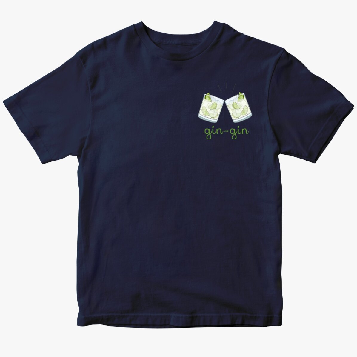 Tricou din bumbac personalizat cu text - Gin-gin