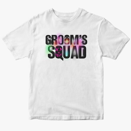 Tricou  din bumbac personalizat cu text - Groom