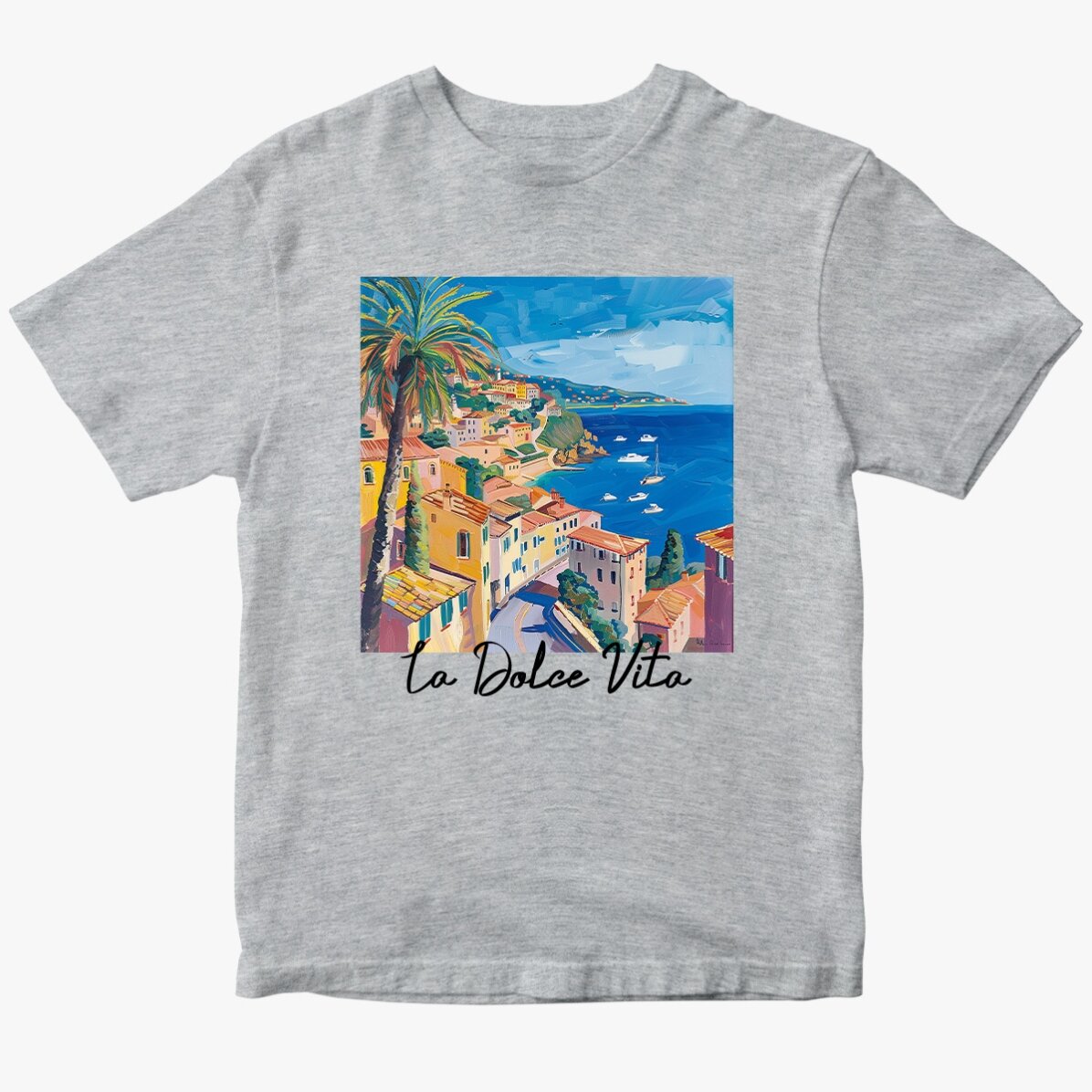 Tricou din bumbac personalizat cu text - La Dolce Vita