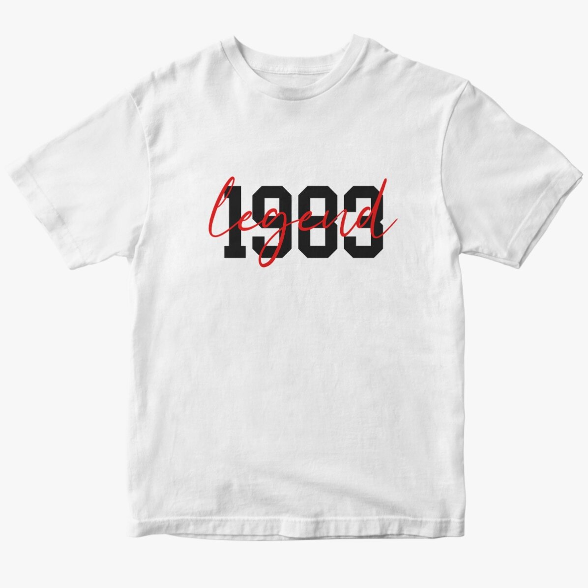 Tricou din bumbac personalizat cu text - Legend