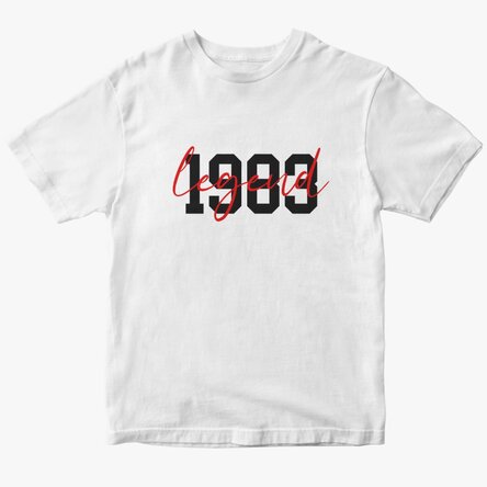 Tricou din bumbac personalizat cu text - Legend