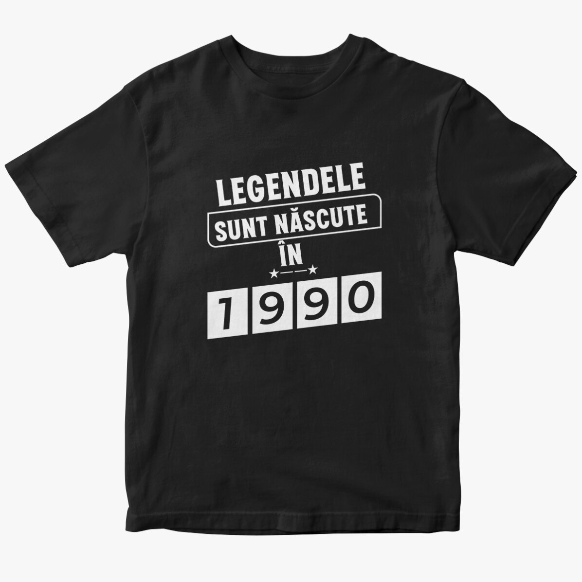 Tricou din bumbac personalizat cu text - Legends are born in