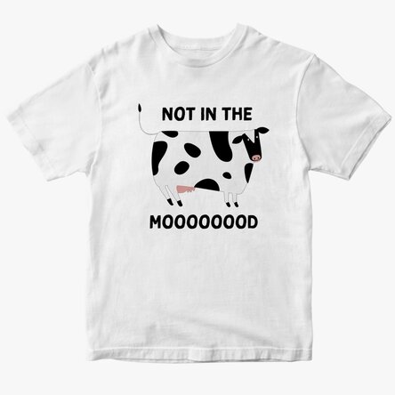 Tricou din bumbac personalizat - Not in the MOOd