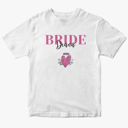 Tricou din bumbac personalizat cu text - Nuntă