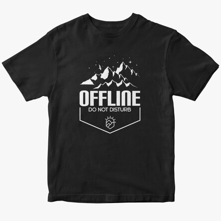Tricou din bumbac personalizat cu text - Offline