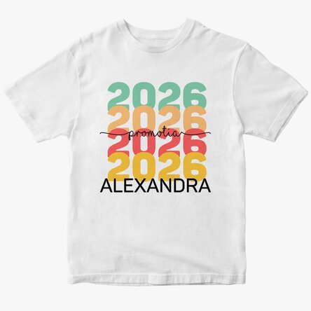 Tricou din bumbac personalizat cu text - Promoție