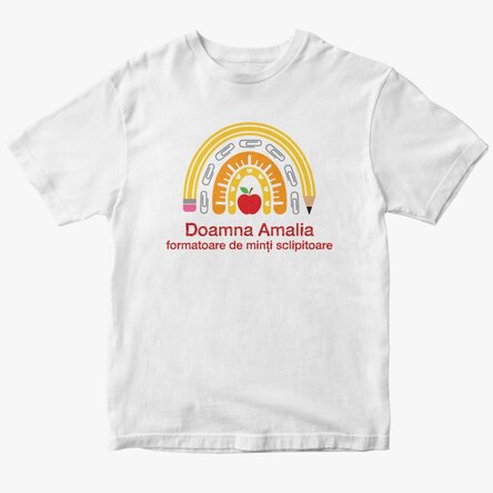 Tricou din bumbac personalizat cu text - Super profesor