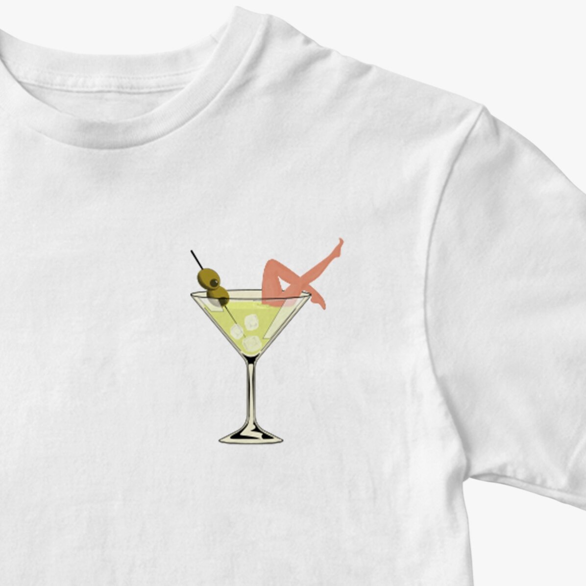 Tricou din bumbac personalizat - Martini legs