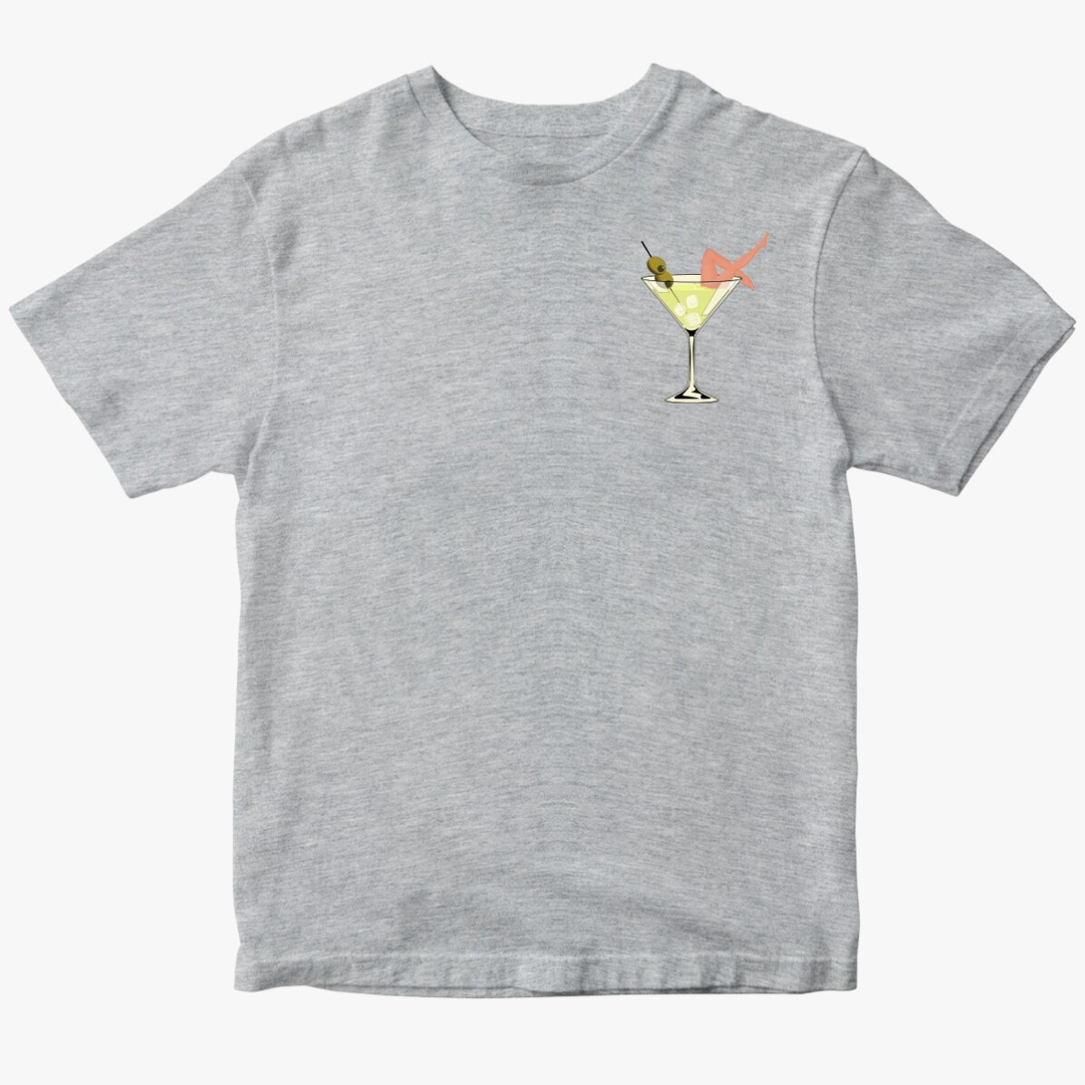 Tricou din bumbac personalizat - Martini legs