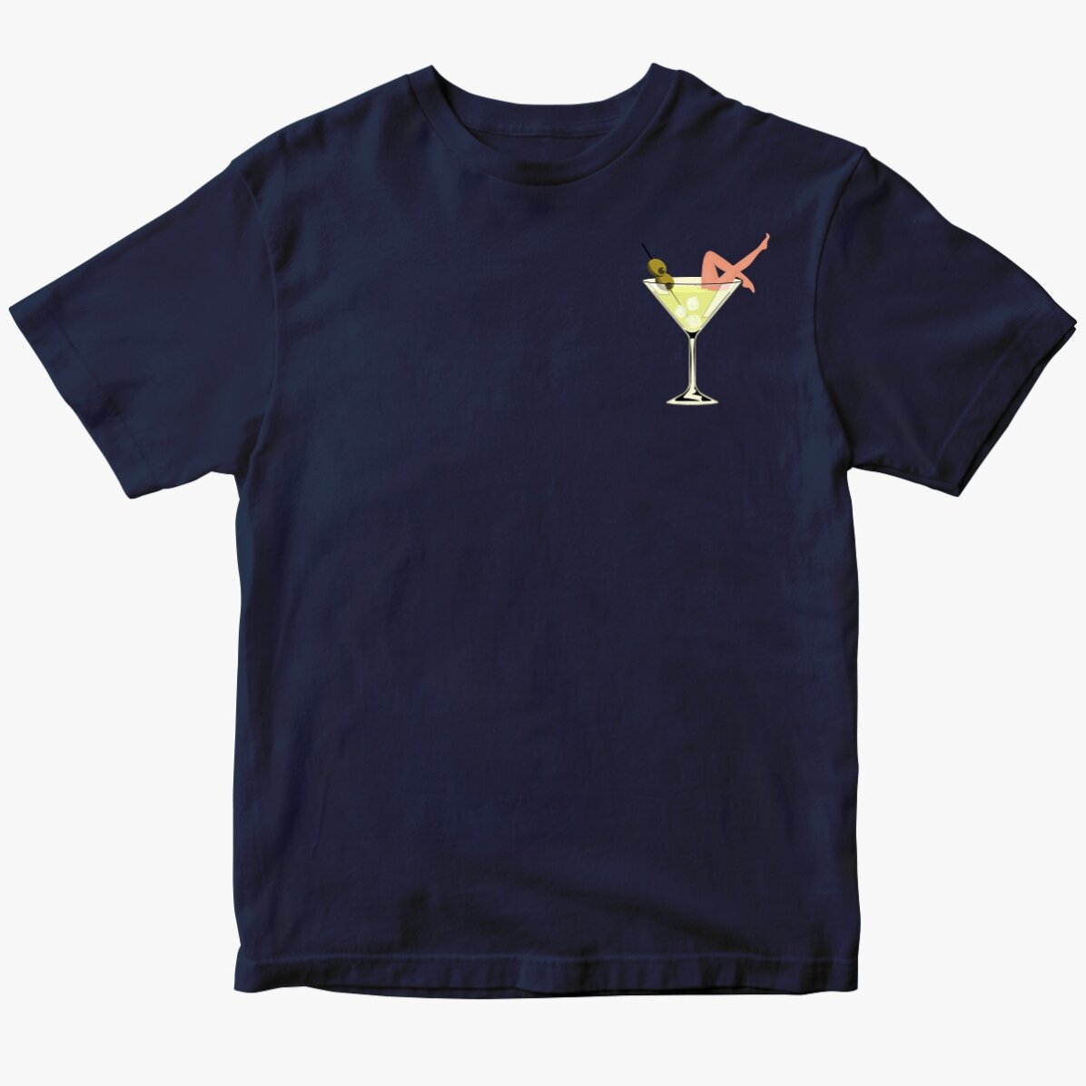 Tricou din bumbac personalizat - Martini legs