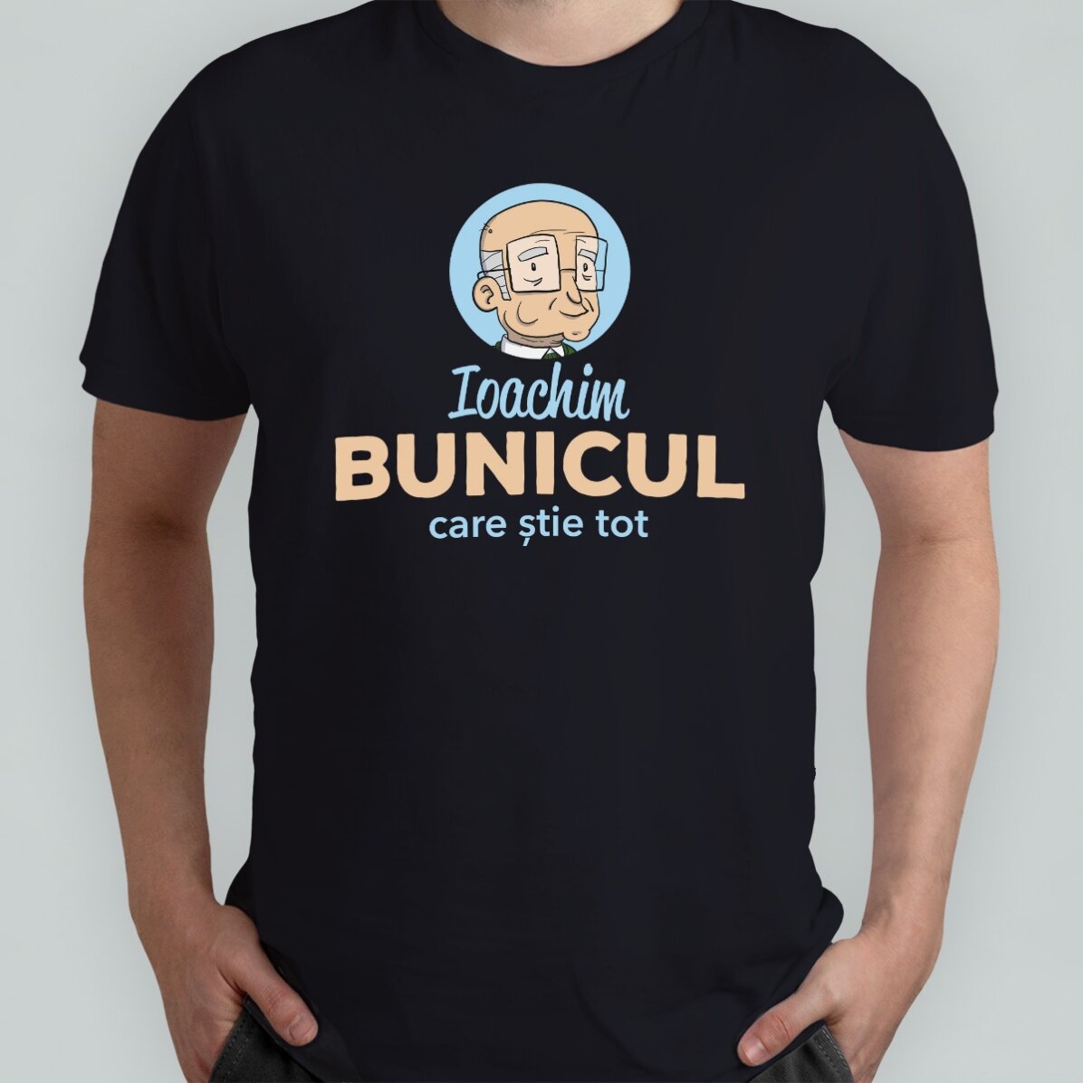 Tricou din bumbac personalizat text - Bunic