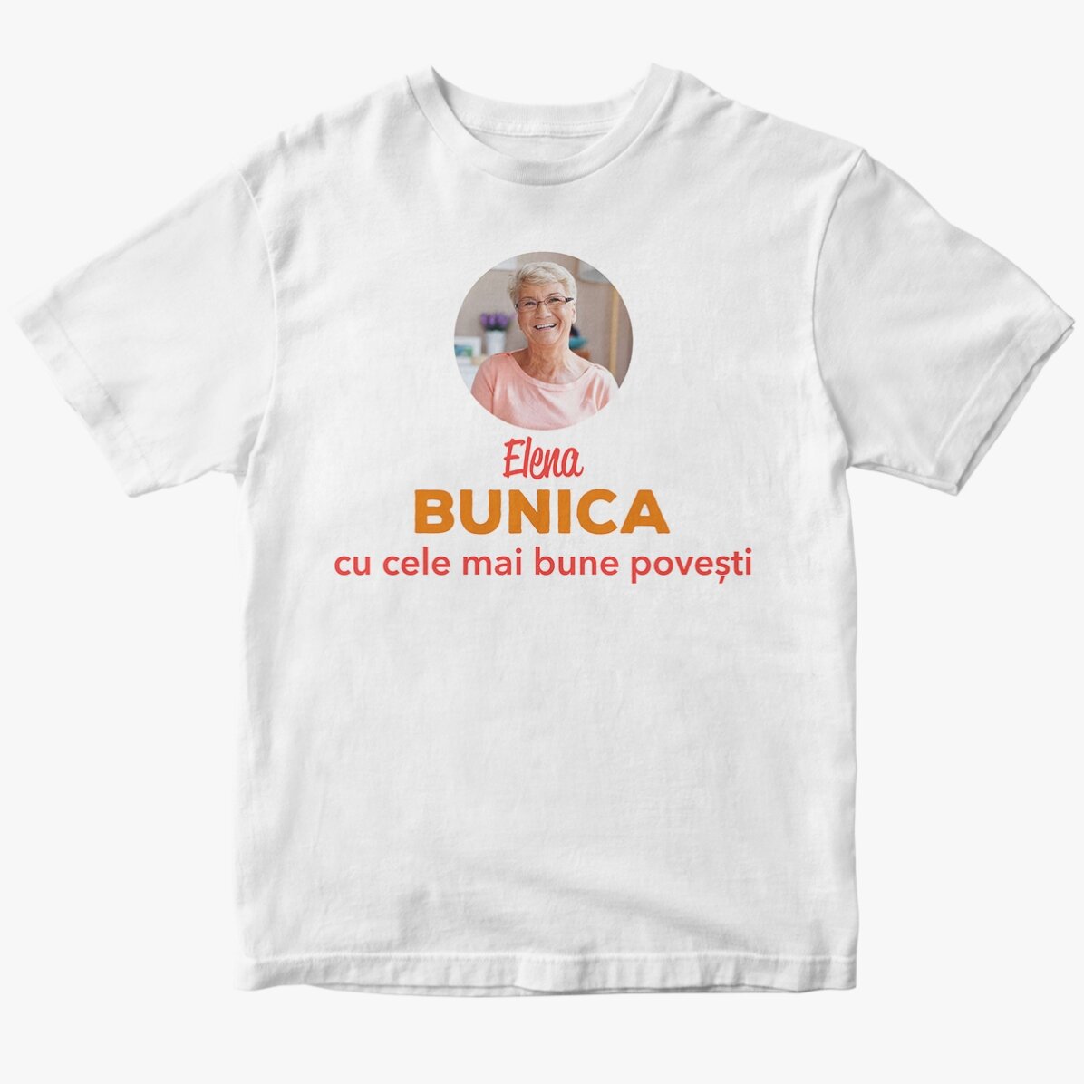 Tricou din bumbac personalizat text - Bunică