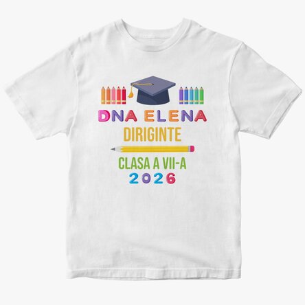 Tricou personalizat cu text - Absolvire