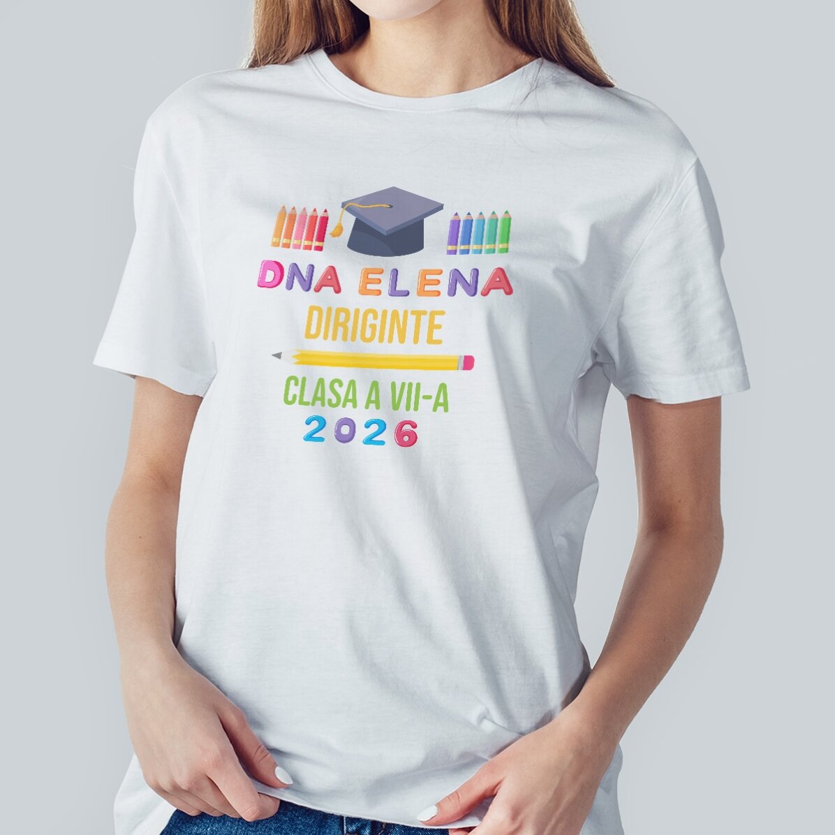 Tricou personalizat cu text - Absolvire